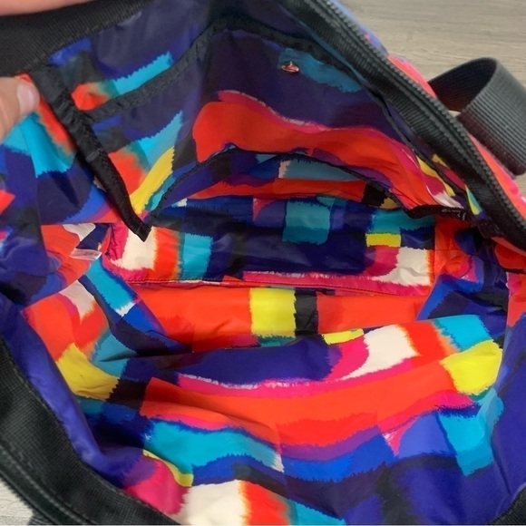 Kate Spade Bon Shopper Signature Spade Quilted Multi Color Tote Bag - Picture 9 of 10